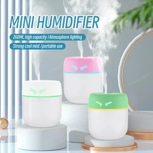 Mini Ultrasonic Air Humidifier, Oil Diffuser Car Purifier