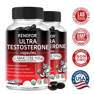 Male Strength Supplement - 12100mg Per Serving, Supports Energy, Endurance and Strength, Relieves Fatigue, Increases Muscle Mass