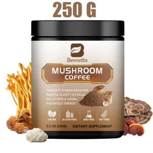 BWEORTHS 250G Mushroom Coffee Mixed Reishi Mushroom